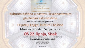 Kulturna baština kao prilika za odgoj i obrazovanje