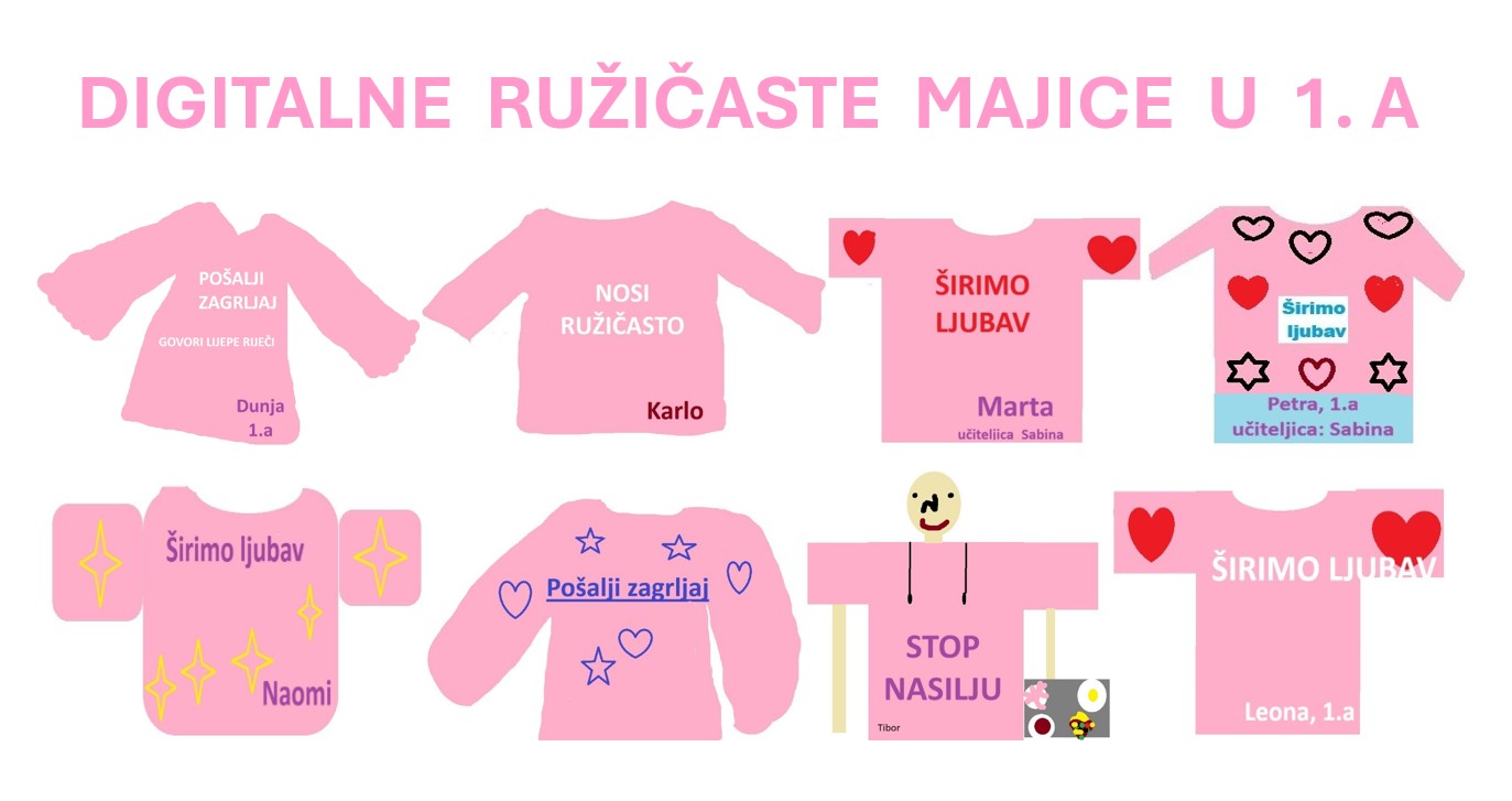 Dan ružičastih majica u 1. a