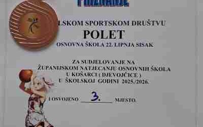 Županijsko natjecanje u KOŠARCI