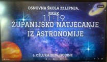 Županijsko natjecanje iz astronomije