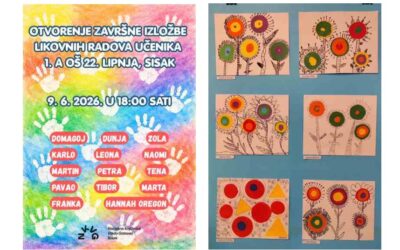 Učenici 1.a otvorili izložbu u knjižnici