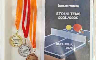 Završni turnir u stolnom tenisu okupio 48 učenica i učenika