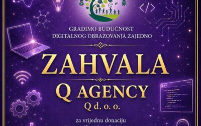 Digitalna budućnost za naše učenike: Q Agency odgovorio na apel učenika GOO-a